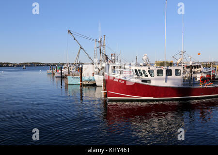 A provincetown marina, a Provincetown, ma, Stati Uniti d'America Foto Stock