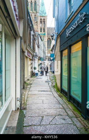 Cattedrale Lane in Truro Cornwall Regno Unito Foto Stock