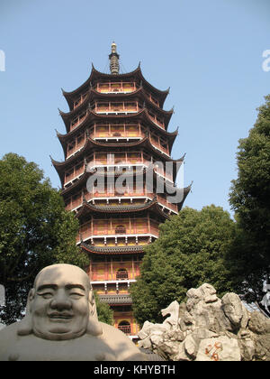 Suzhou del nord della Pagoda del Tempio Foto Stock