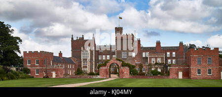 Inghilterra, East Riding of Yorkshire, area Skirlaugh, Burton Constable Hall, grande paese Elizabethan House in un parco con un'area di 300 acri. Foto Stock