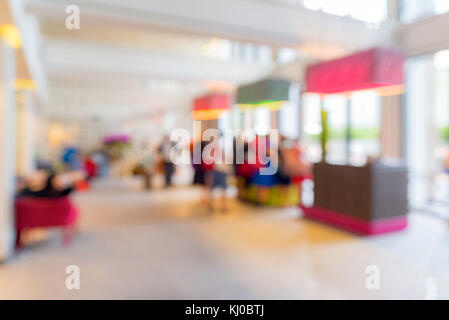 Abstract sfondo sfocato di Hall Hotel Foto Stock