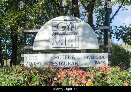 Egypt Mill Hotel e ristorante in Cotswold città di Nailsworth Foto Stock