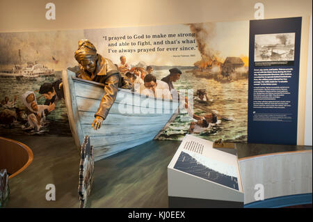 Stati Uniti Maryland chiesa creek harriet tubman Underground Railroad Parco nazionale storico museo display interno Foto Stock