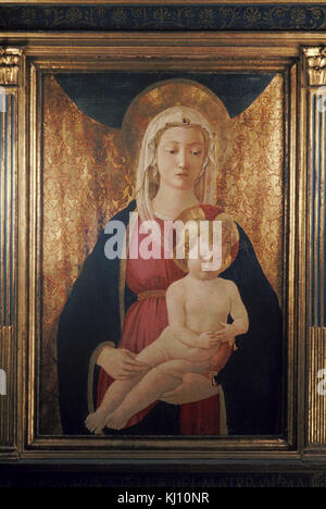 Maestro della Natività di Castello - Madonna e Bambino - Walters 371163 Foto Stock