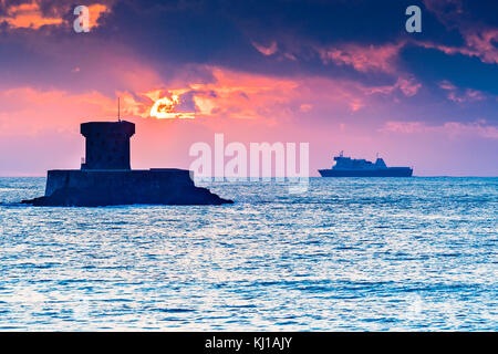 La torre di rocco jersey Foto Stock