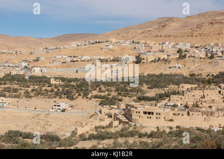 Wadi Musa, piccola cittadina vicino a Petra, Giordania Foto Stock