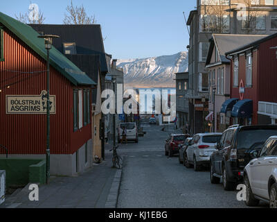 Reykjavik, capitale di Islanda Foto Stock
