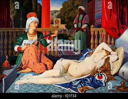 ' Odalisca di slave, 1842 da Jean-Dominique Ingres 1780-1867. Foto Stock