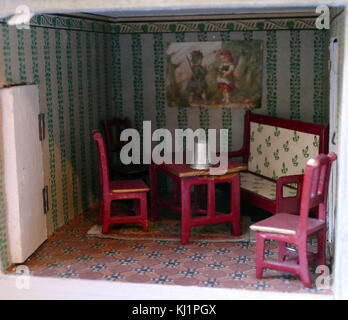 Il tedesco Dolls house da Gottschalk, 1924 Foto Stock