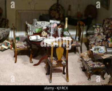 Dolls house: 1930 conference-bridge Mock in stile Tudor (The Gables) Foto Stock