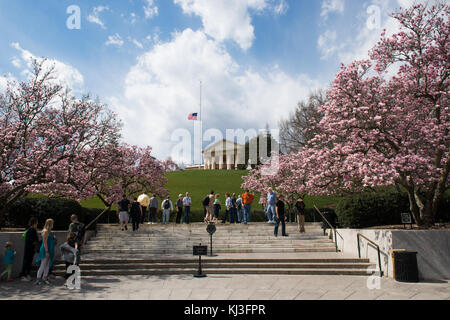John F. Kennedy recinto in Al Cimitero Nazionale di Arlington (25234583114) Foto Stock