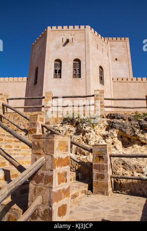 Il vecchio castello di taqah, Oman Foto Stock