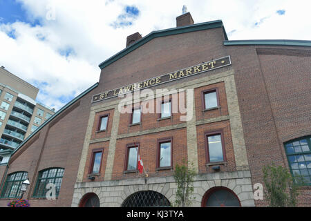 St Lawrence Market, uno dei due principali mercati in Toronto. Foto Stock