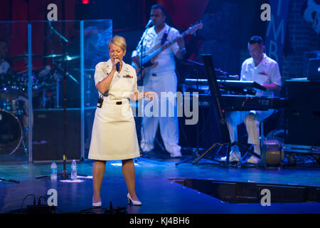 Navy visite banda Wichita Falls (36574942595) Foto Stock