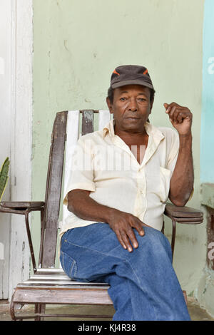 Uomo cubano , Vinales Cuba Foto Stock