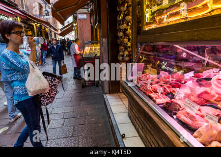 La città di Bologna vita, Italia. Foto Stock