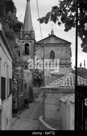 Chiesa di Pentedattilo, Calabria, Italia. Foto Stock