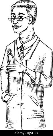 Dentista medico cura per la cavità dello smalto dei denti. cavità orale pulire o malati. salute o carie umano. incisi disegnati a mano nel vecchio o vintage schizzo di medicina in ospedale, l'installazione dell'impianto. Illustrazione Vettoriale