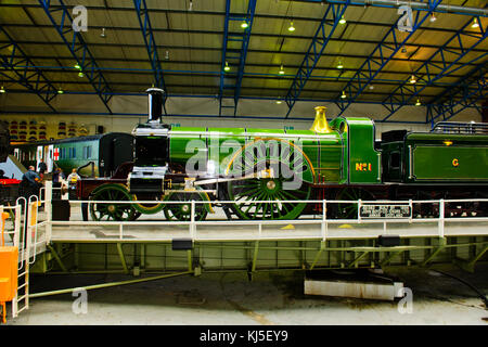 Il museo nazionale delle ferrovie,york,yorkshire,varie locomotive,Casa di motori a vapore,top site in York,deve fare, Foto Stock