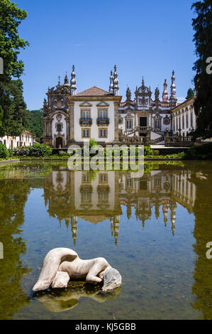 Architettura Barocca di stile, Palazzo Mateus Foto Stock