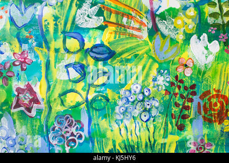 Dettaglio della pittura come sfondo. Foto Stock