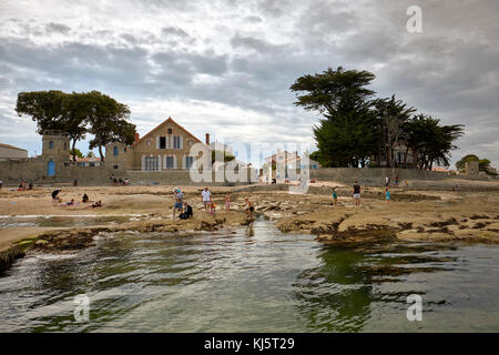 Le Vieil sull'Ile de Noirmoutier a Vendee Francia occidentale. Foto Stock
