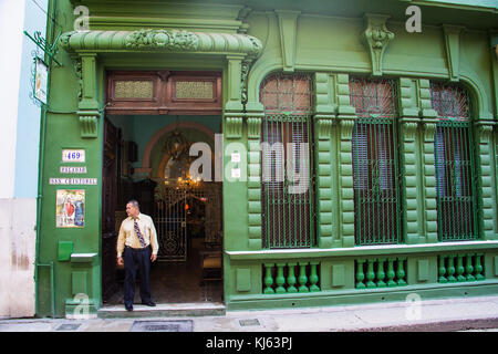 Il famoso Paladar San Cristobal ristorante, Havana, Cuba Foto Stock