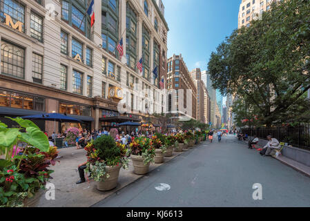 Nasdaq costruzione di time square a new york Foto Stock