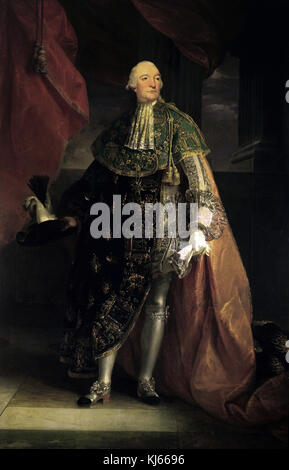 Ritratto di Louis Philippe Joseph Duc d'Orléans a.k.a Philippe Egalité xviii secolo Foto Stock