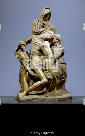 Michelangelo Buonarroti la scultura, opera del duomo museum, Firenze, Italia Foto Stock