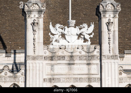 La guildhall (municipio) dell'cty of London Corporation, Londra, Inghilterra. Foto Stock