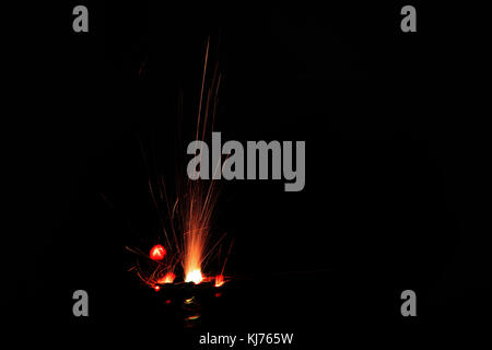 Fuochi d'artificio artistico scatti Foto Stock