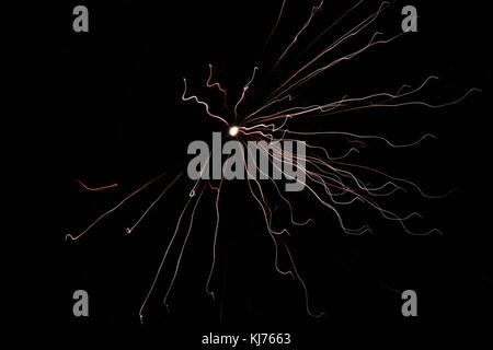 Fuochi d'artificio artistico scatti Foto Stock