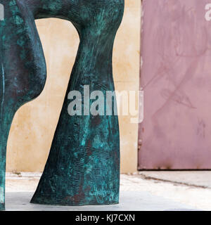 Close-up di scultura, vecchia Jaffa, tel aviv-yafo, Israele Foto Stock