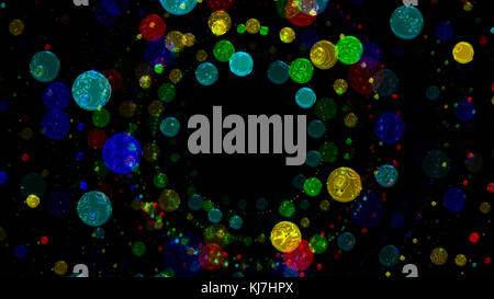 Meraviglioso illustrato abstract oggetto in vetro Foto Stock