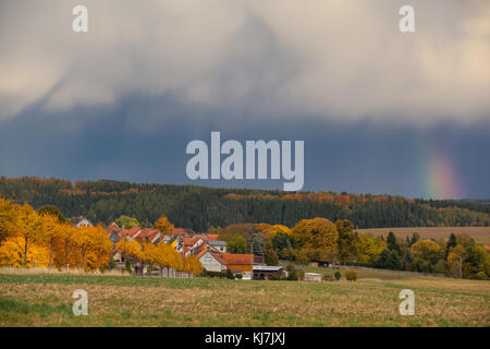 Sicht auf Siptenfelde Foto Stock