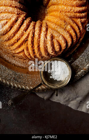 Zucca torta Bundt Foto Stock