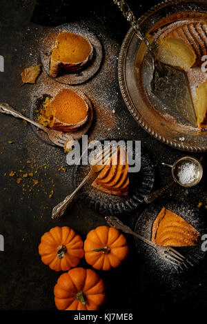 Zucca torta Bundt Foto Stock