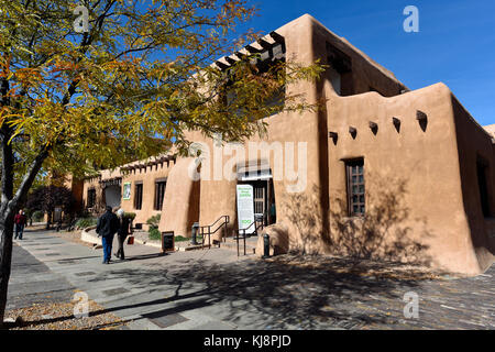New Mexico Museum of Art, Santa Fe, NM Foto Stock