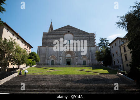 San Fortunato chiesa, Todi, Italia centrale. Foto Stock