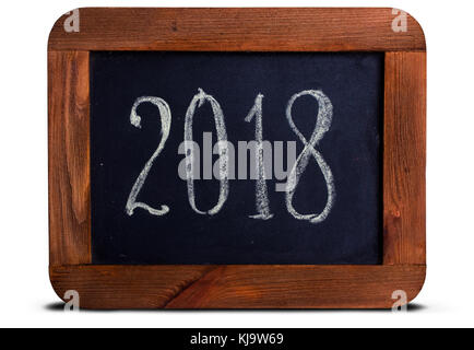 Chalkboard 2018 Foto Stock