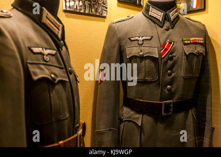 Seconda Guerra Mondiale museo a Ambleteuse, Francia. Foto Stock