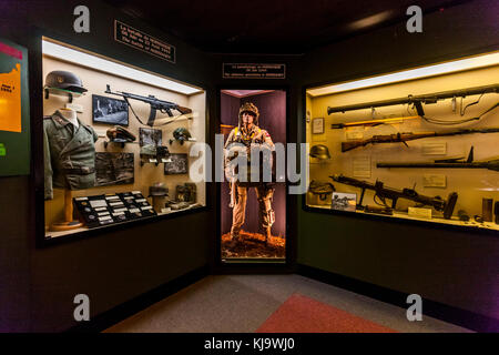 Seconda Guerra Mondiale museo a Ambleteuse, Francia. Foto Stock