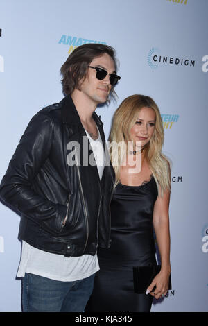 Hollywood, CA - 25 luglio: Ashley Tisdale, francese Christopher assiste la premiere di cinedigm 'la notte Amatoriale' a arclight cinema il 25 luglio 2016 a Hollywood, California. persone: Ashley Tisdale, francese Christopher Foto Stock