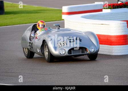 1954 Cooper Jaguar T33 pilotata da Chris Ward posseduti da JD Classics racing in Freddie Marzo Memorial Trophy al Goodwood 2017 Foto Stock