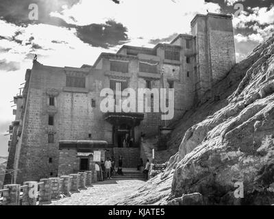 Leh Palace Royal buddista palazzo di famiglia a Leh Ladakh India Foto Stock