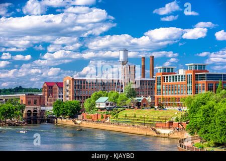 Columbus, Georgia, Stati Uniti d'America skyline del centro. Foto Stock