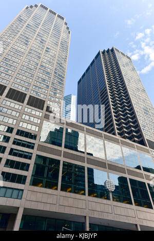 Chicago, Illinois - 5 settembre 2015: Chicago Mercantile exchange Centre è un complesso di uffici di due torri a Chicago, Illinois. "La Merc' è anche Foto Stock