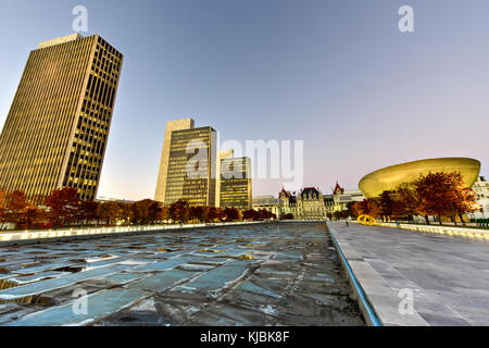 L'Empire State Plaza in Albany, new york Foto Stock