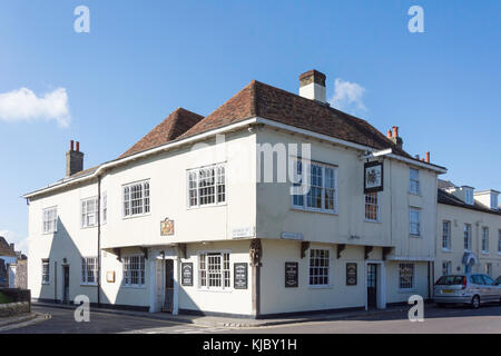 Il XVI secolo il Kings Arms, Strand Street, Sandwich, Kent, England, Regno Unito Foto Stock